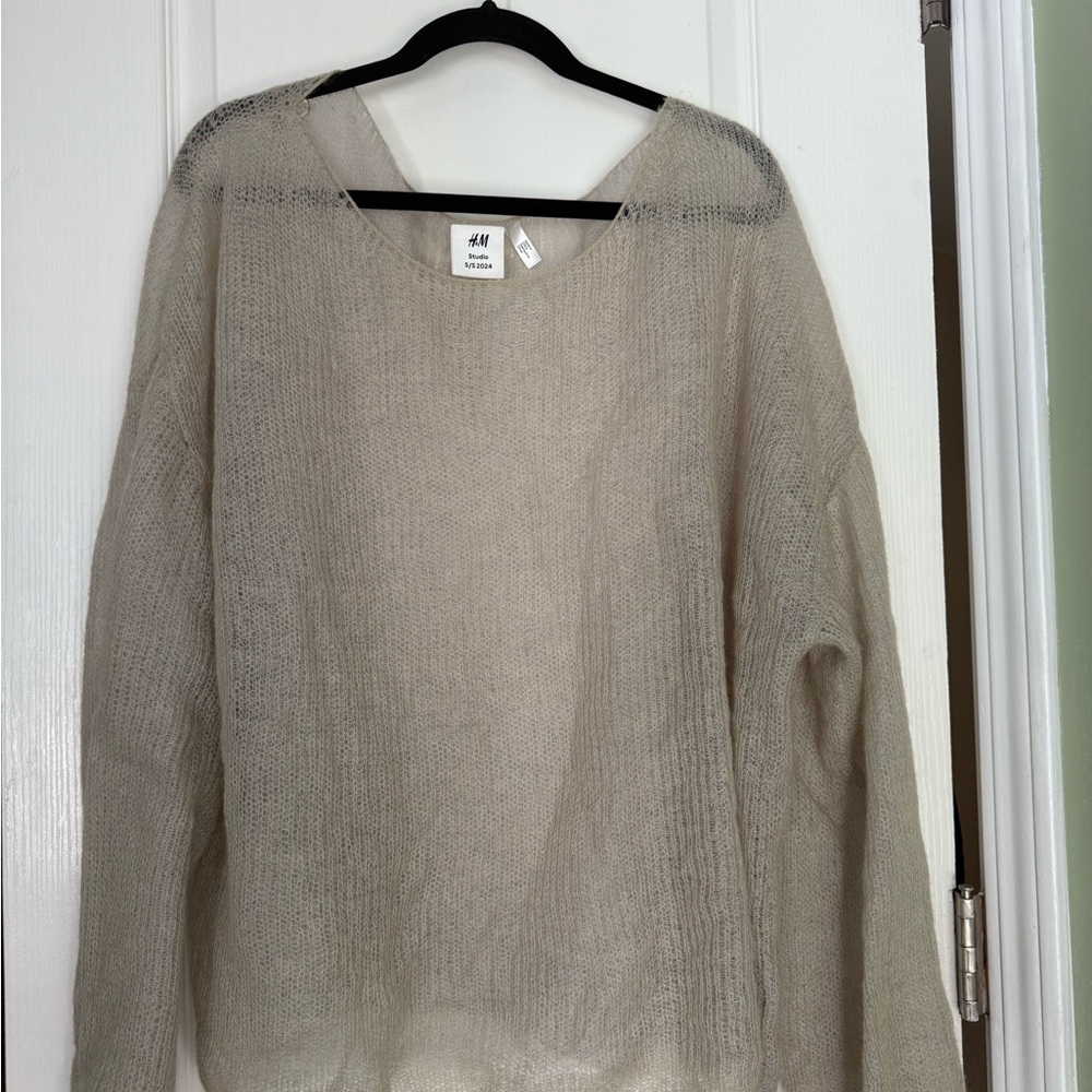 H&M Beige mohair blend Women's Sweater